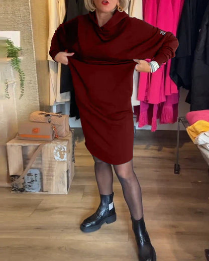 Alyssa - Cozy Hoodie Dress with Pockets