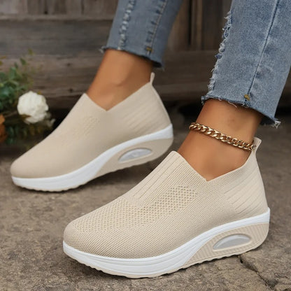 Saskia - Comfortable Platform Slip-On Shoes for Women