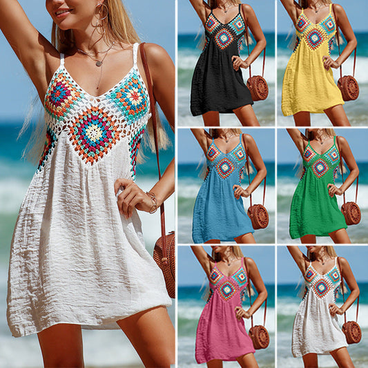 Kate – Sleeveless Bohemian Beach Dress