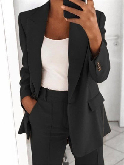 Jade – Slim-fit Cardigan Suit Jacket