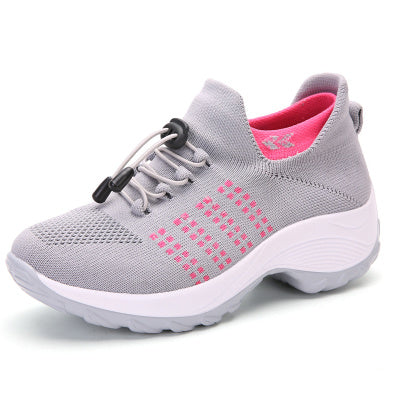 Donna – Large Size High Elastic Flying Woven Breathable Sports Shoes