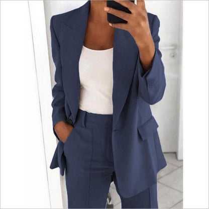 Jade – Slim-fit Cardigan Suit Jacket