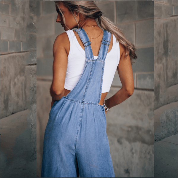 Selena - Denim Jumpsuit