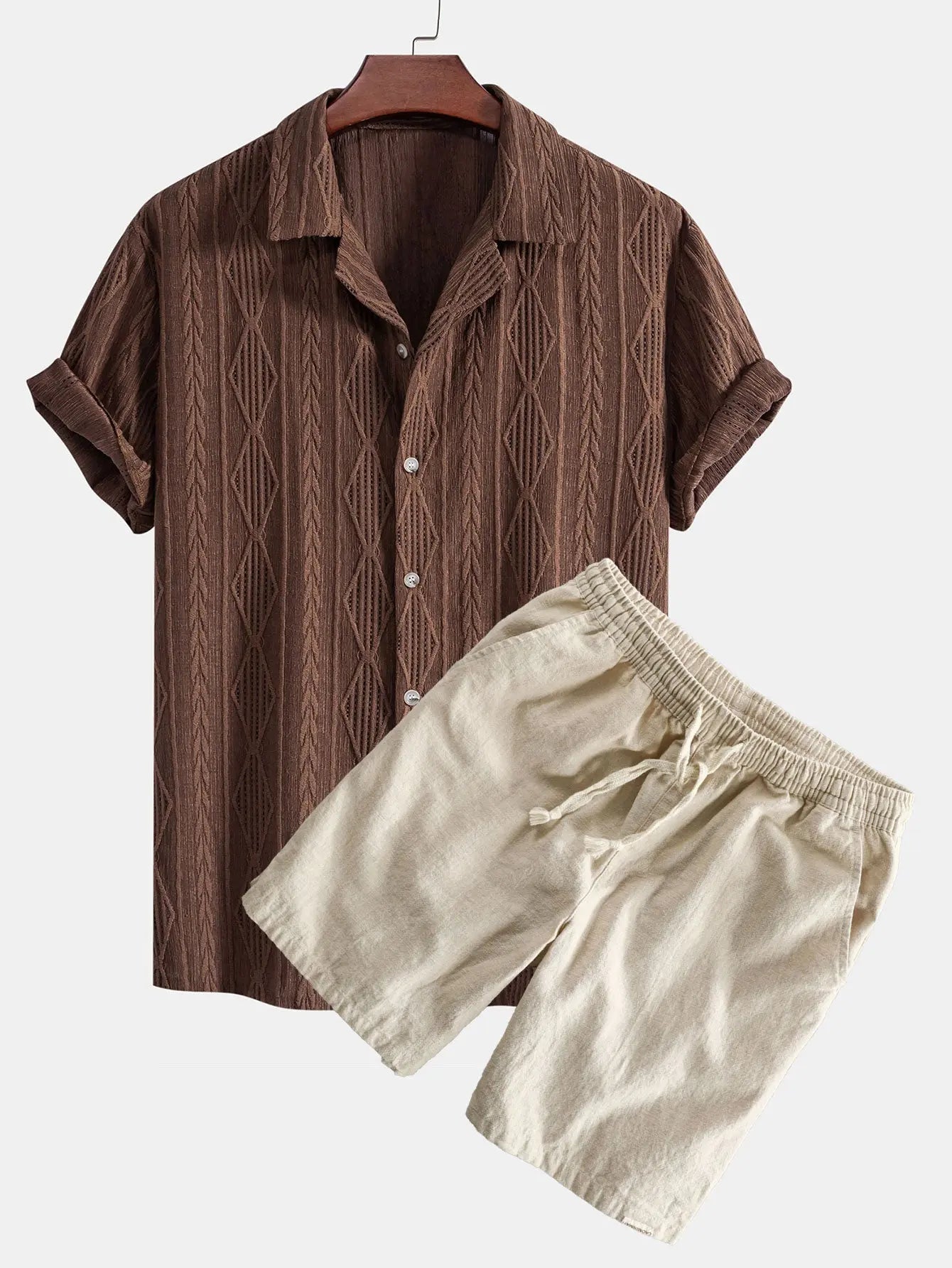 Elliot - Men's Shirt and Shorts Set