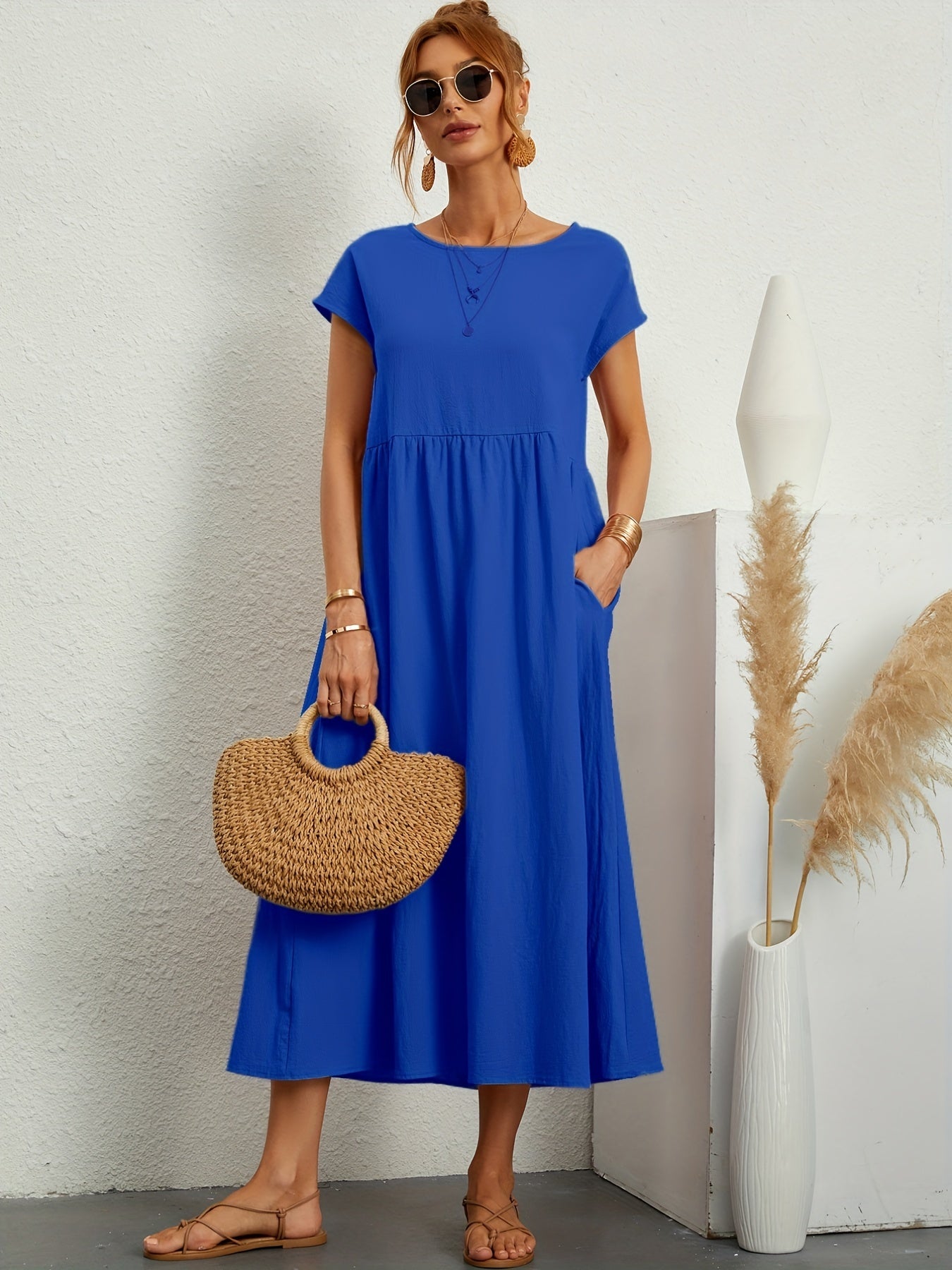 Mira – Casual Summer Dress with Loose Pockets