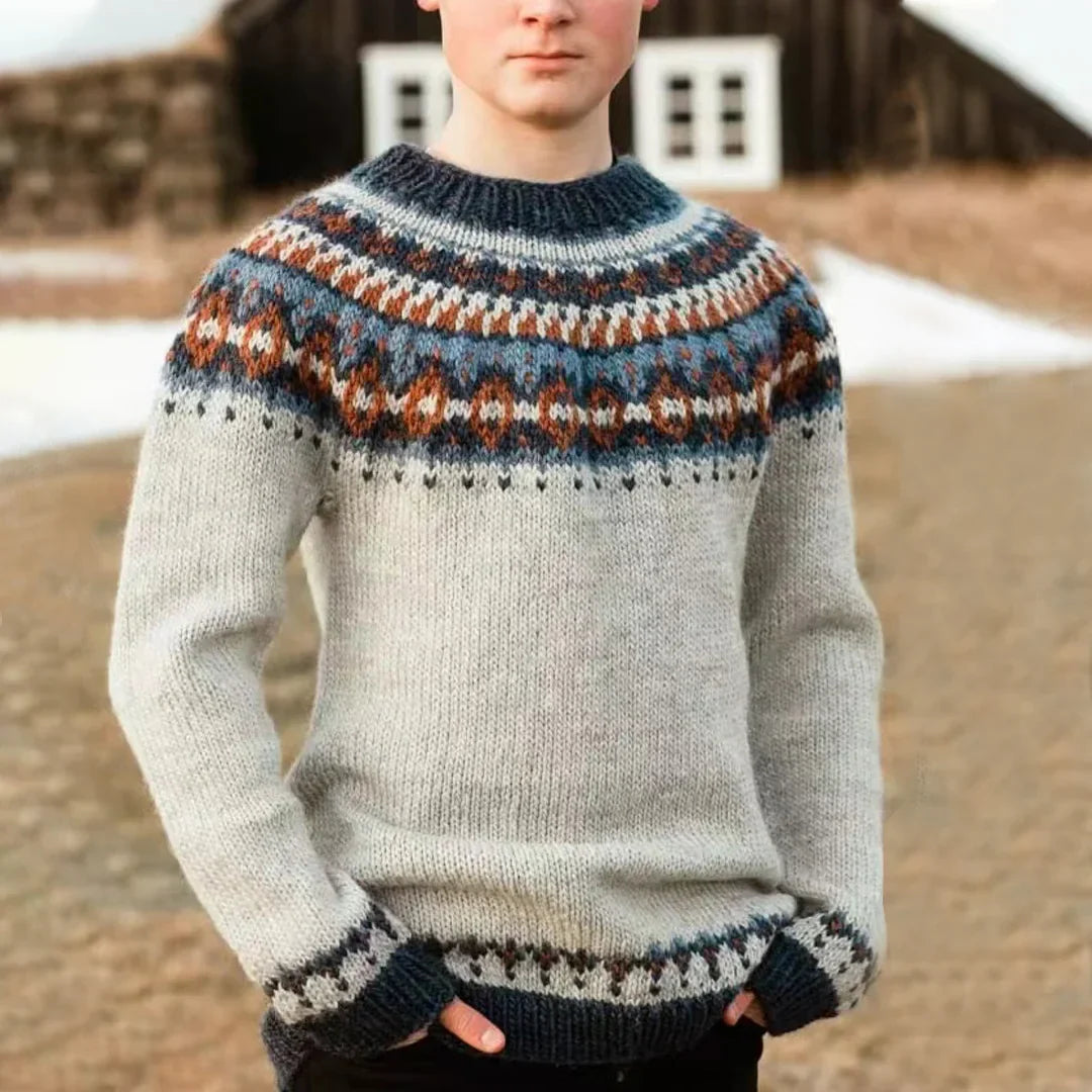 Liam – Men's Retro Knitted Sweater