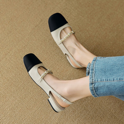 Morwenna - Chic Low-Heel Mules for Women