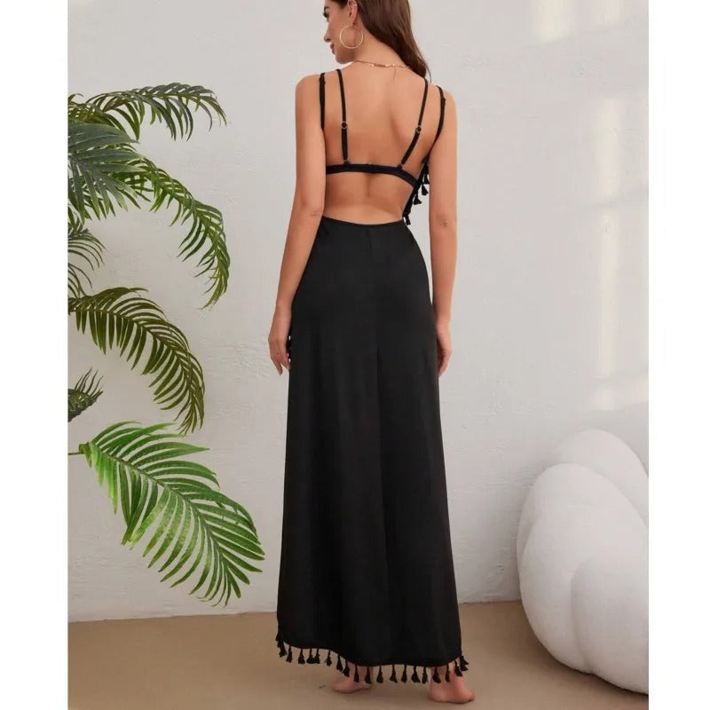 Unice - Stylish Backless Maxi Dress for Women