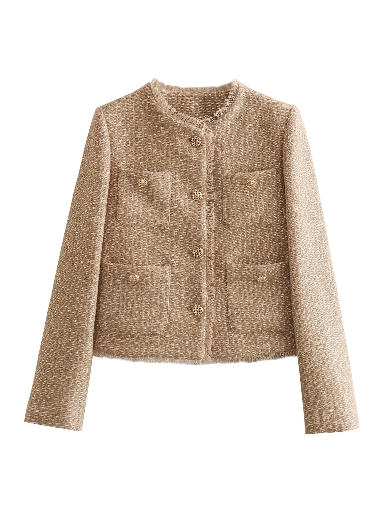 Monisha - Stylish Tweed Jacket