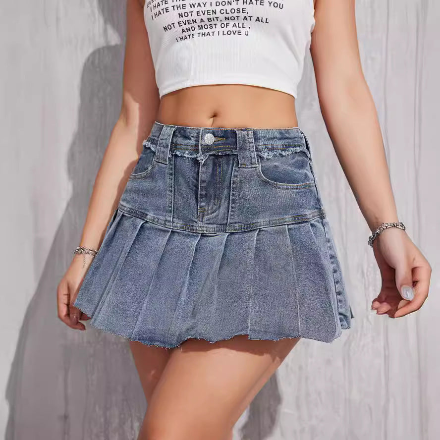 Briar - Versatile Stretchy Denim Mini Skirt for Women