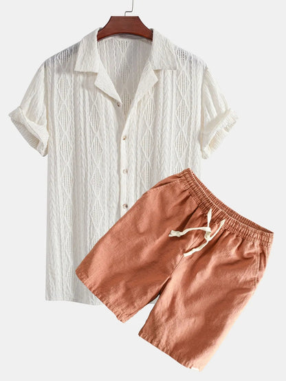 Elliot - Men's Shirt and Shorts Set