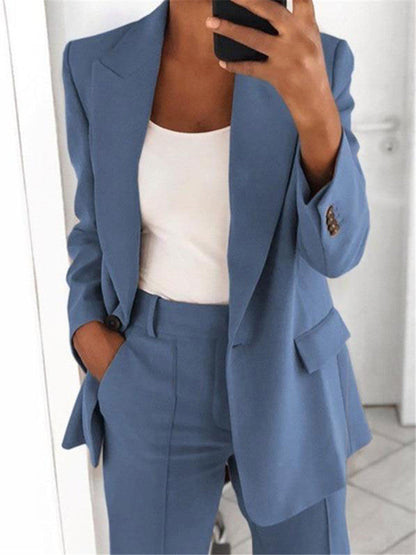 Jade – Slim-fit Cardigan Suit Jacket