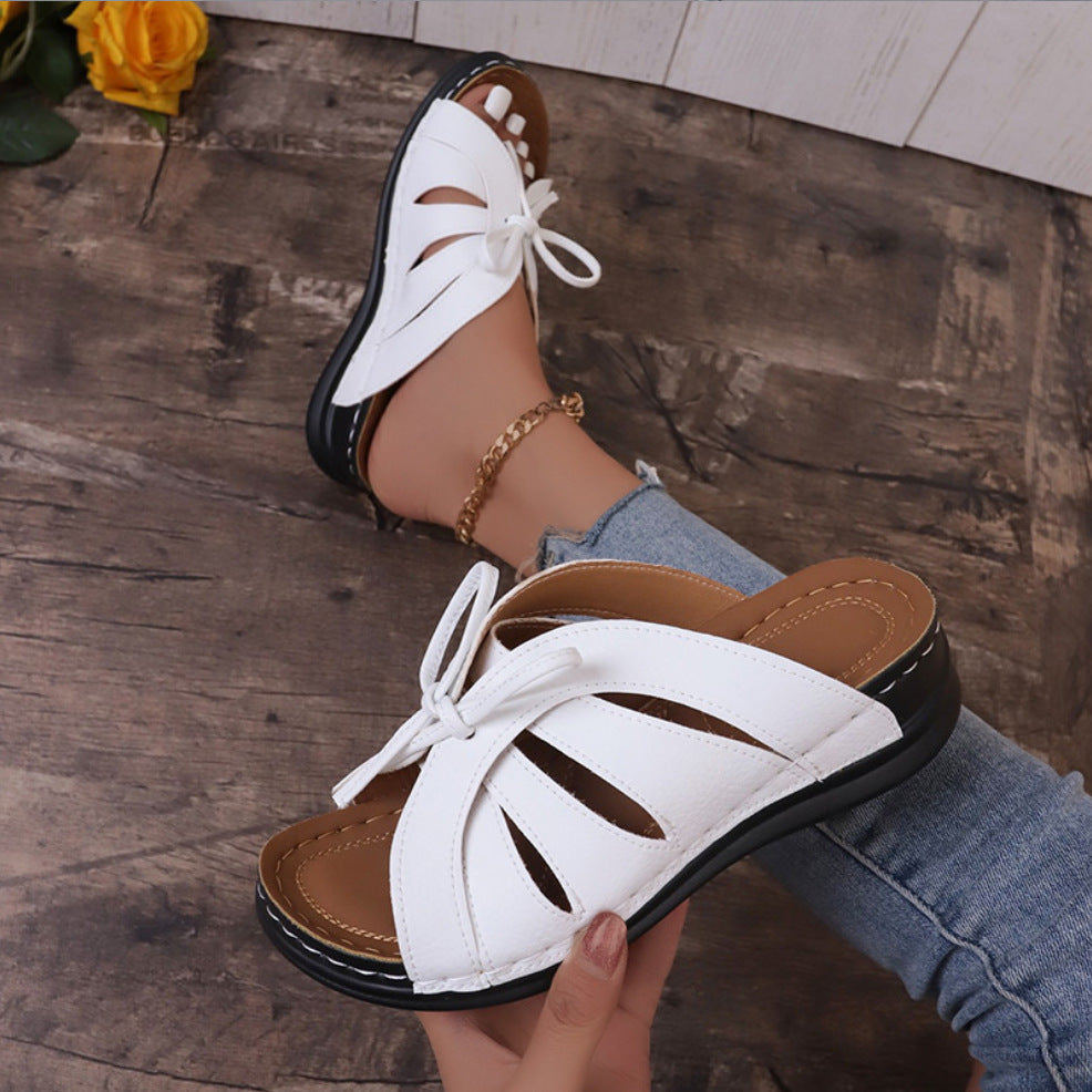 Imogen – Lace-up Platform Wedges Sandals for Women