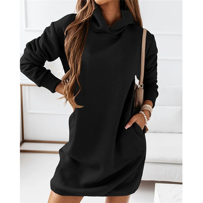 Alyssa - Cozy Hoodie Dress with Pockets