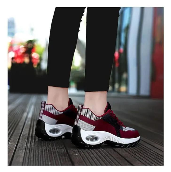 Arabella - Breathable Lace-Up Platform Sport Shoes for Women