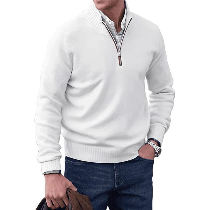 Dorian - Cashmere Zip Sweater