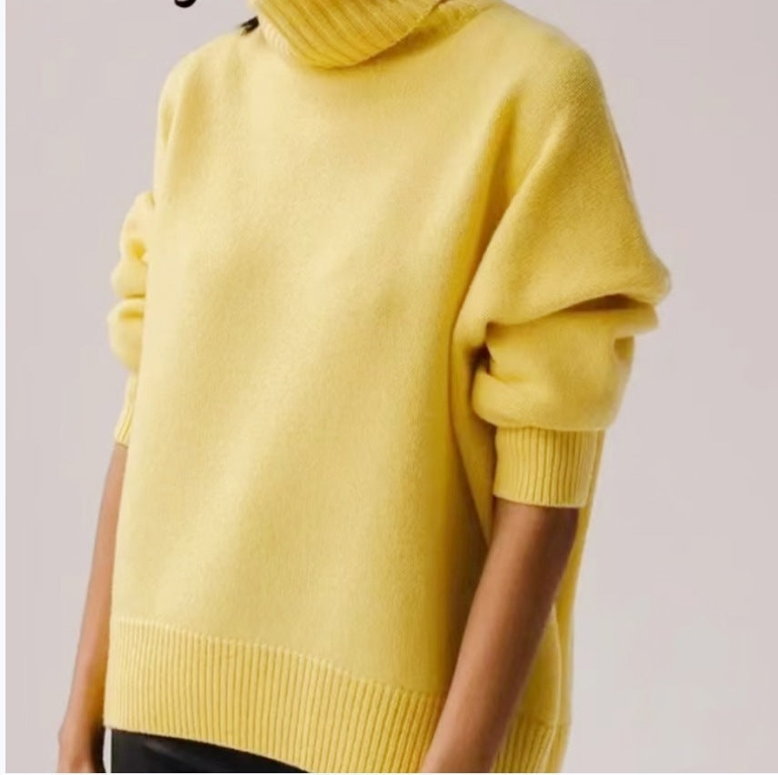 Marie – Women's Solid Color Pullover Sweater