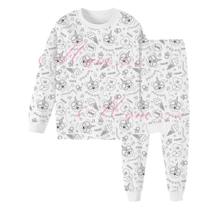 Rachel – Children's DIY Hand-painted Graffiti Pajamas Suit