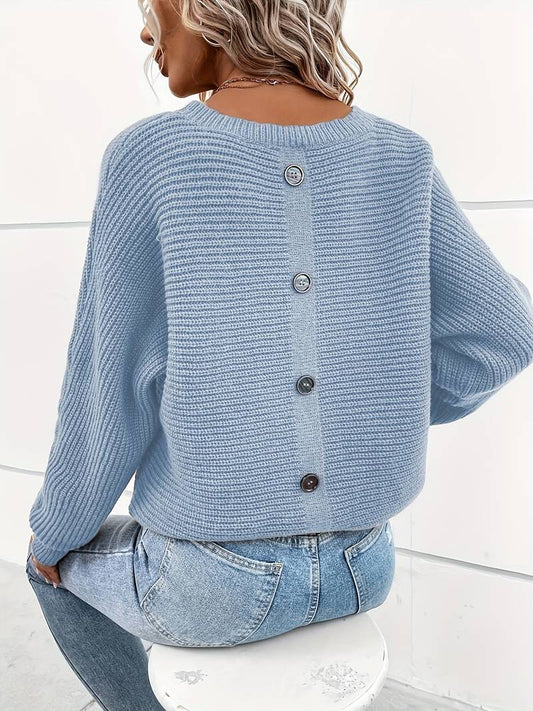 Monica – Spring Crew Neck Sweater