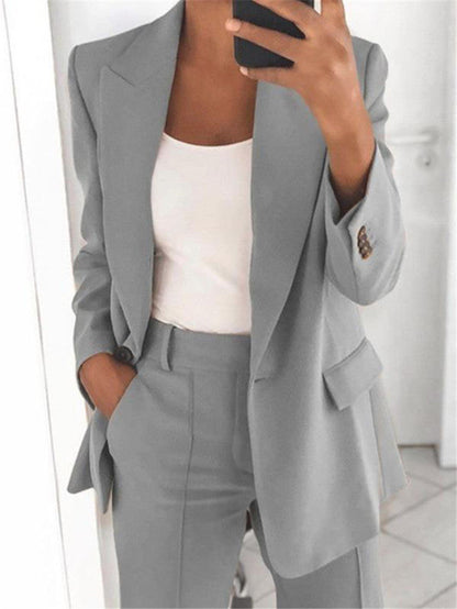 Jade – Slim-fit Cardigan Suit Jacket