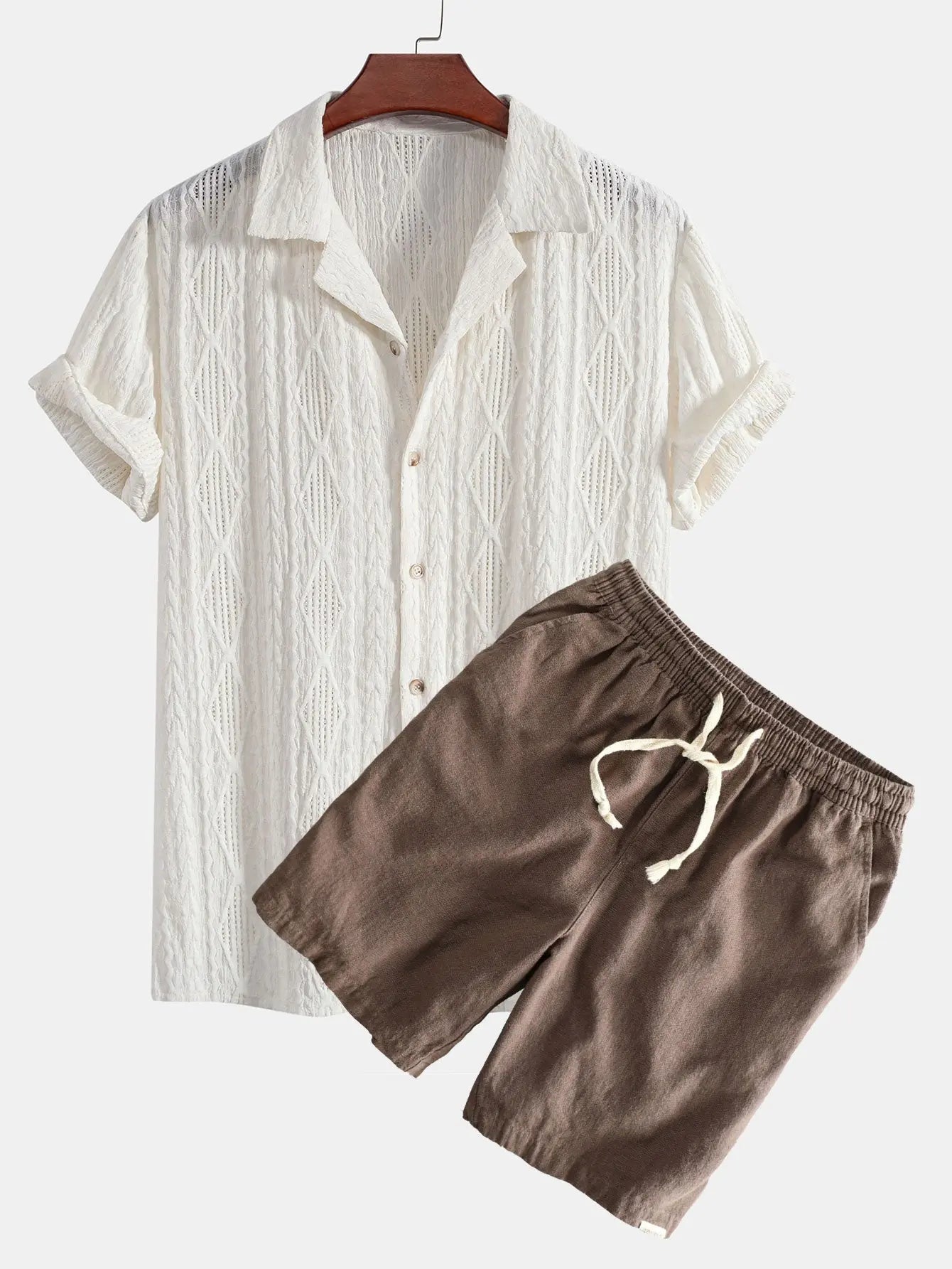 Elliot - Men's Shirt and Shorts Set