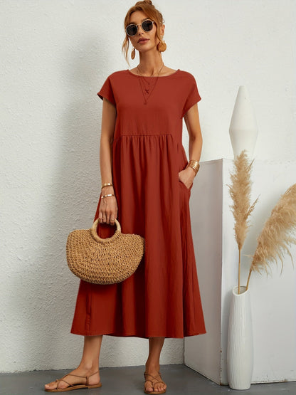 Mira – Casual Summer Dress with Loose Pockets