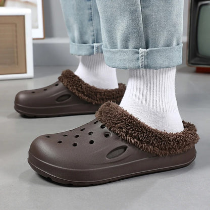 Alistair - Cozy Winter Plush Slippers for Men