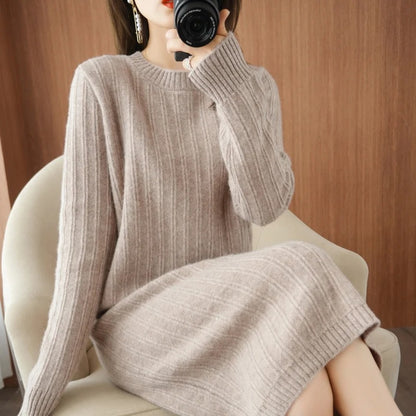 Rosalind - Cozy Knit Sweater Dress for Women