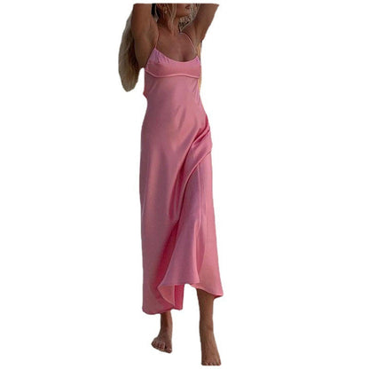 Chelsea – Elegant Satin Slip Summer Dress