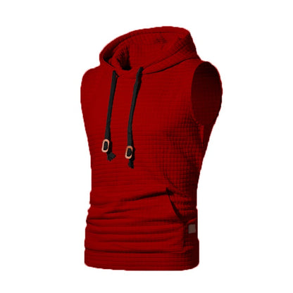 Malcolm – Men's Sleeveless Knitted Hoodie