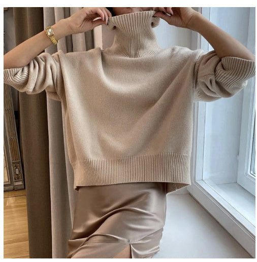 Marie – Women's Solid Color Pullover Sweater