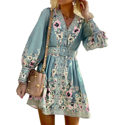 Lily – Women's Loose Boho Print Dress