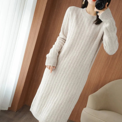 Rosalind - Cozy Knit Sweater Dress for Women