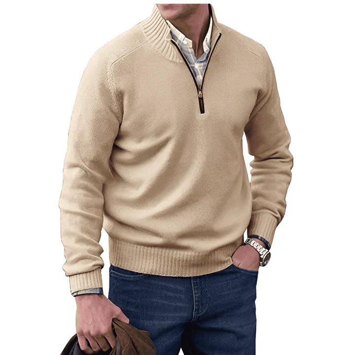 Dorian - Cashmere Zip Sweater