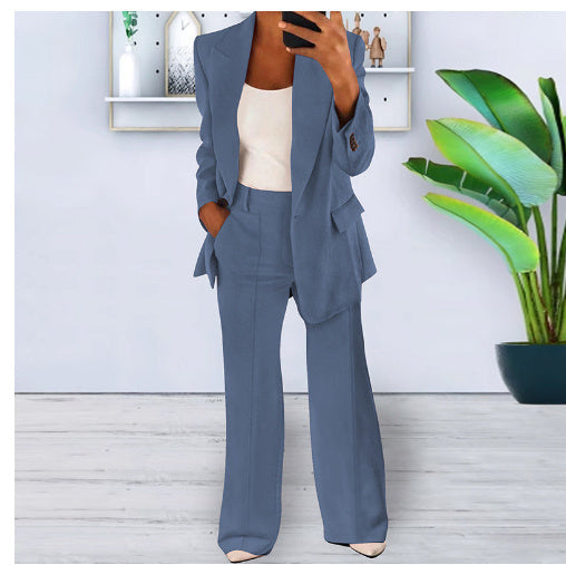 Michelle – Slim-Fit Cardigan Suit Jacket