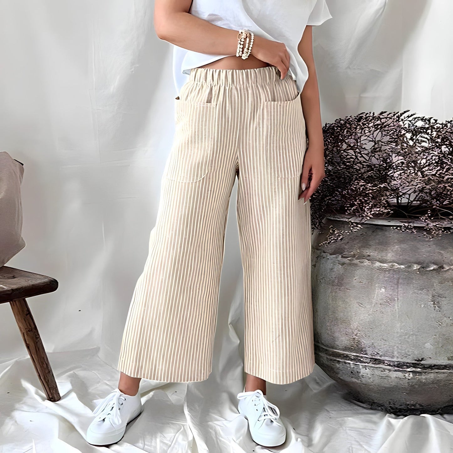 Thisbe - Striped Pants