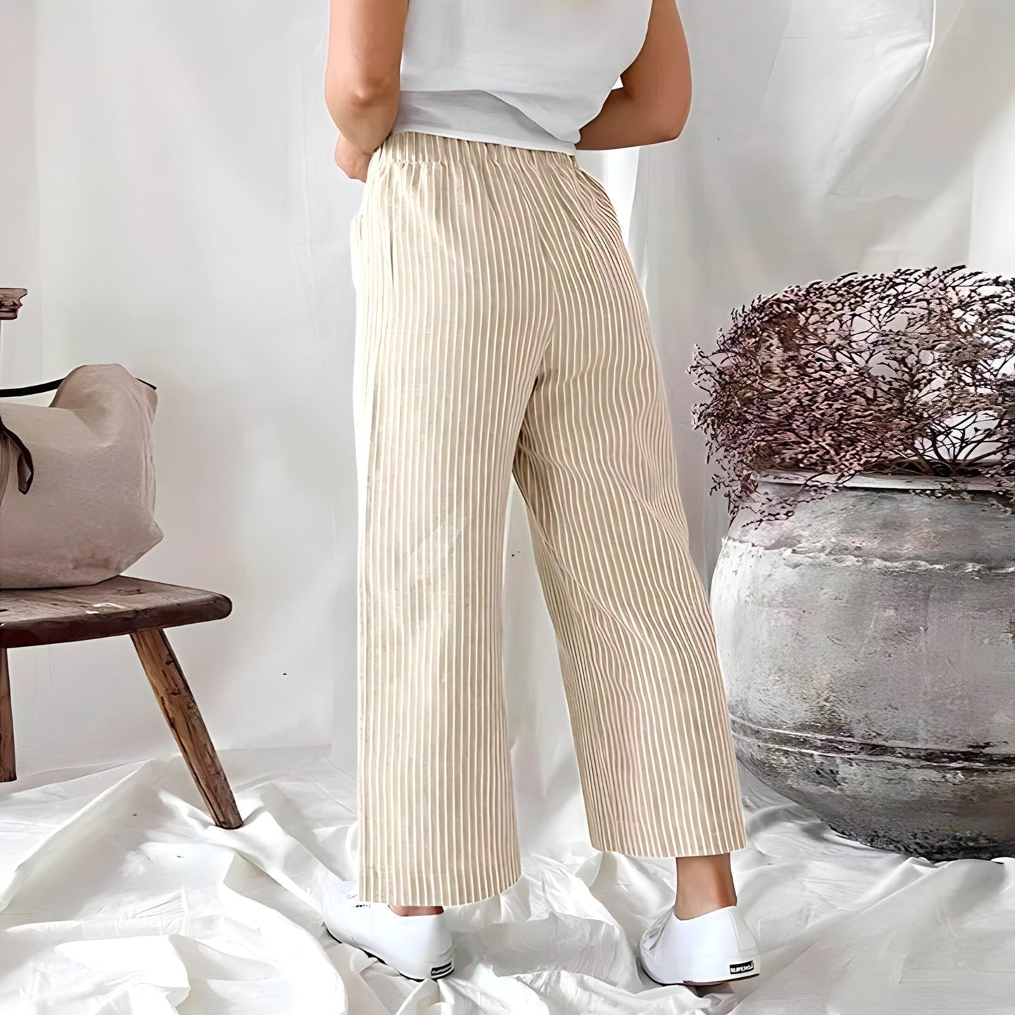 Thisbe - Striped Pants