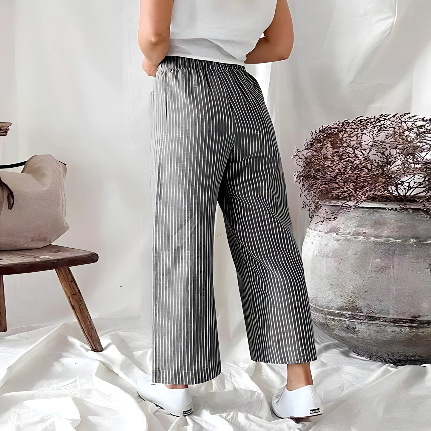 Thisbe - Striped Pants