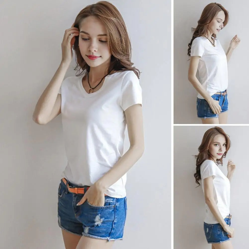 Felicity - Stylish Slim Fit V-Neck Pullover for Women