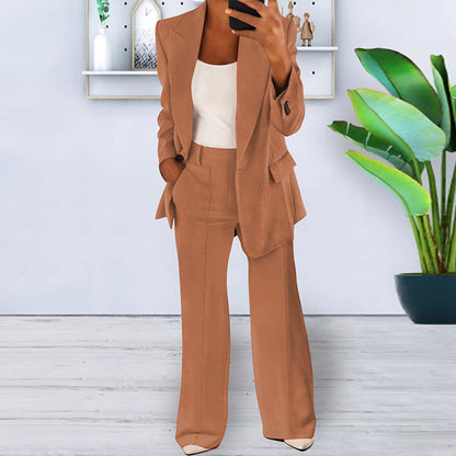 Michelle – Slim-Fit Cardigan Suit Jacket