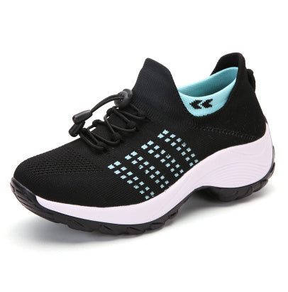 Donna – Large Size High Elastic Flying Woven Breathable Sports Shoes