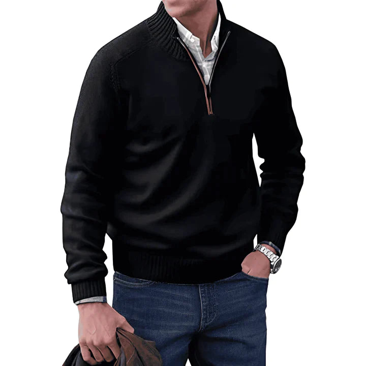 Dorian - Cashmere Zip Sweater