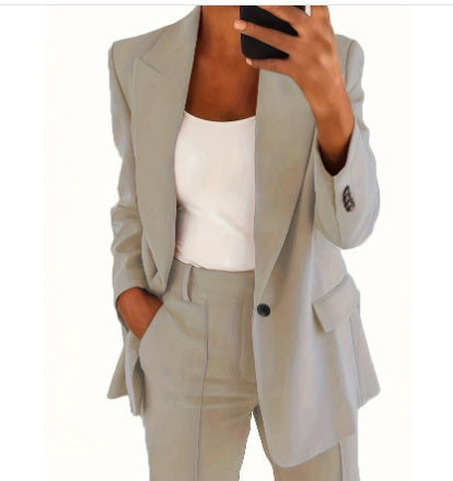 Jade – Slim-fit Cardigan Suit Jacket