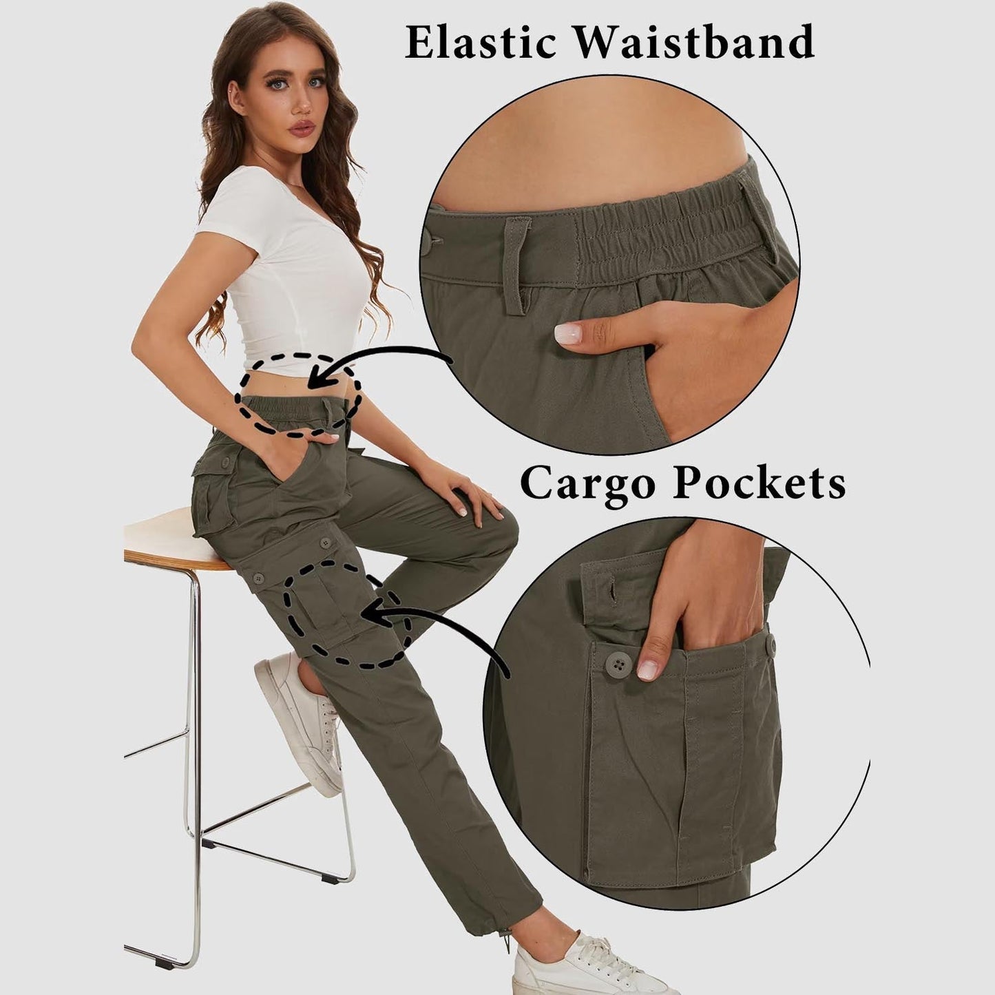 Mia - Women's Cargo Pants