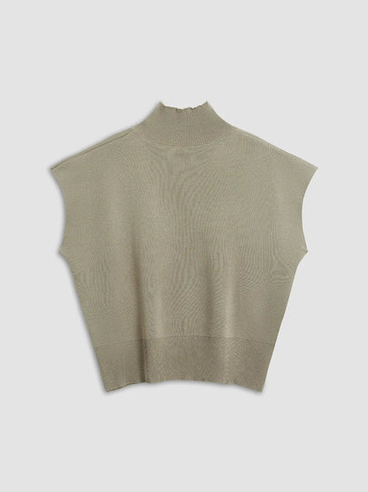 Jasmine - Solid Pullover Sweater Vest