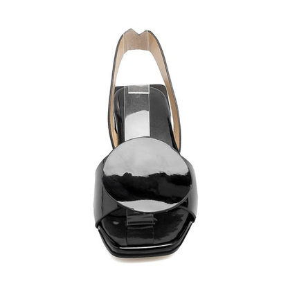 Charlotte – Fashion Patent Leather Slip-On Heels