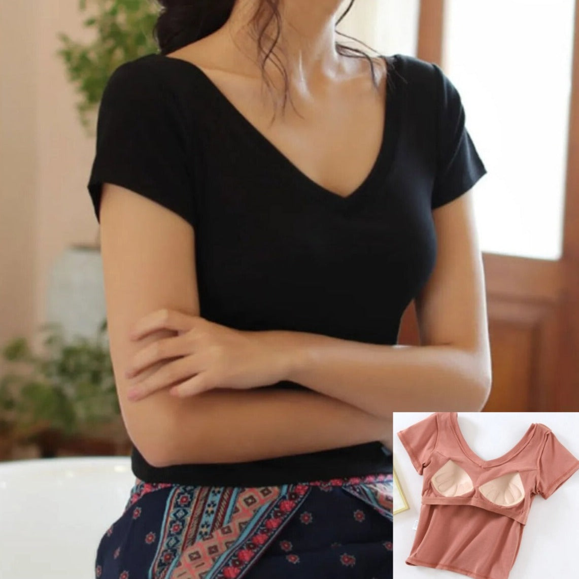 Abigail - Built-In Bra Top