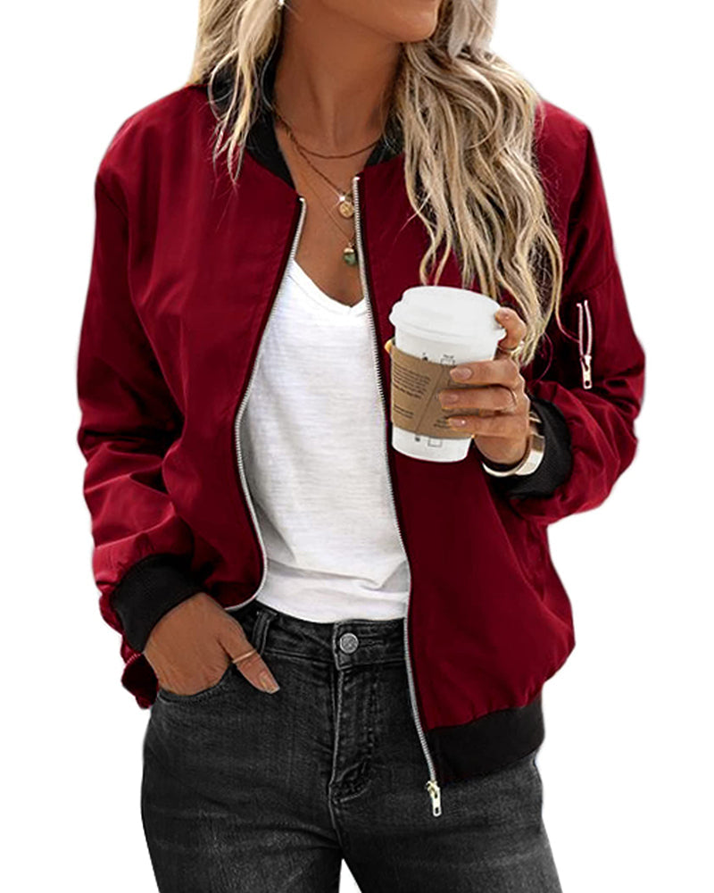 Emilie - Classic Bomber Jacket