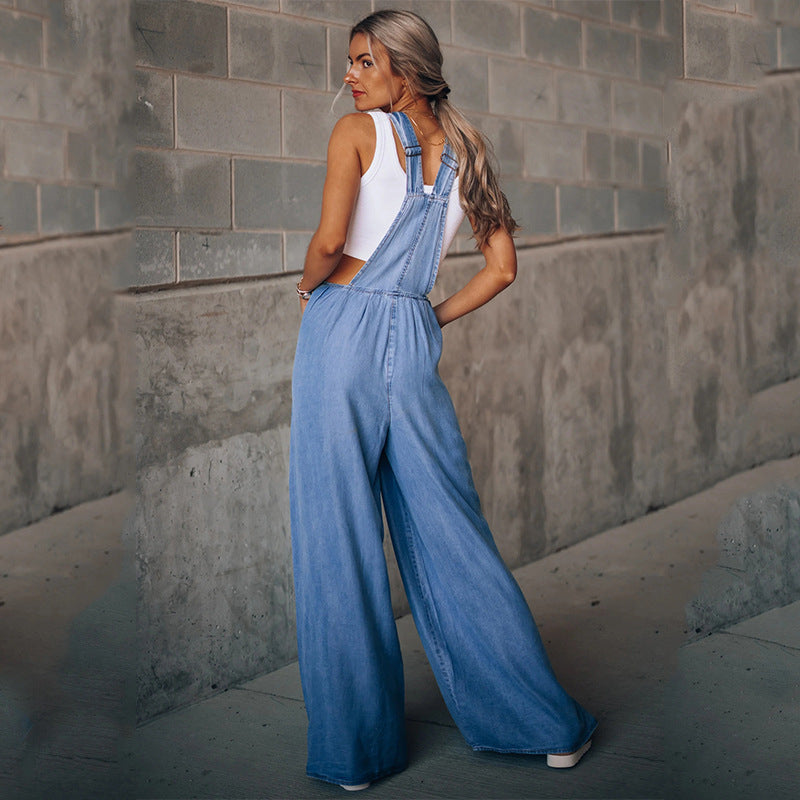 Eliza - Denim Jumpsuit