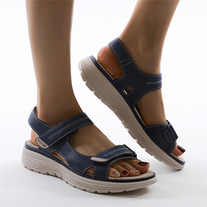 Adelaide - Beige Sports Sandals for Women